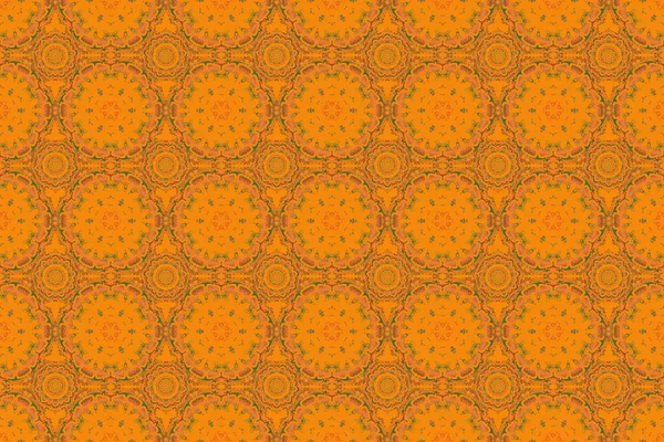 Абстрактная Метель Зелеными Желтыми Оранжевыми Снежинками Зимний Фон Зимнее Настроение — стоковое фото