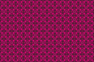 Raster pürüzsüz desen, mor renkli küçük çiçekler. Soyut çiçekler. Raster illüstrasyonu.