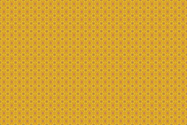 Raster illüstrasyonu. Damask renksiz, bej, pembe ve sarı arkaplan deseni.