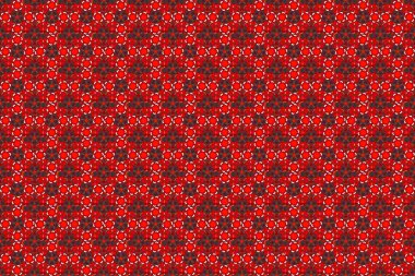 Davetiyeler, tebrik kartları, etiketler, rozetler için dekorasyonsuz desenler. Doğu tarzında lüks bir süs. Şablonlar için kırmızı, pembe ve kahverengi renkte Raster ögeleri.