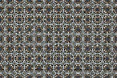 Raster Kış, gri ve bej kar taneleri ve noktalarıyla kusursuz desen. Tekstil, parer, kumaş, ambalaj, ağ ve baskı tasarımı için kullanılabilir.