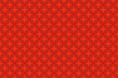 Güzel el yapımı çizimler. Zarif kahverengi, siyah ve kırmızı pürüzsüz desenli ve Mandala elementleriyle.