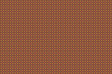 Dekoratif yaz çiçeklerinin kırmızı, kahverengi ve gri renkleriyle kusursuz desen, suluboya raster çizimi.