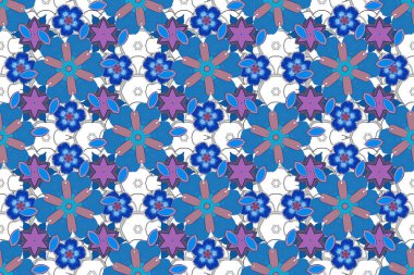 Soyut raster dinamiği dalgalanan yüzey, hareket yanılsaması, eğrilik. Yazdırma veya dijital için gri, mavi ve menekşe pürüzsüz desen.