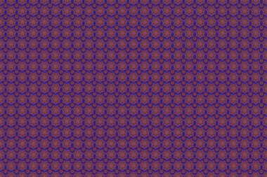 Retro dijital kağıt. Raster kusursuz geometrik desenler. Eski dokular. Kartlar, davetiyeler, kahverengi, mor ve mor renklerde web tasarımı için dekoratif arkaplan.