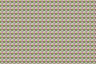 Raster çiçeği bej ve mavi renklerde pürüzsüz desen.