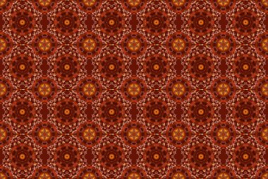 Kar taneleri, turuncu, kahverengi ve kırmızı renkte kar yağışı. Kar yağan borsa resimleri. Güzel soyut tasarım..