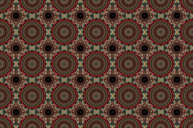 Klasik lüks, eski moda İspanyol süsü, duvar kağıtları, tekstil ve ambalaj için kraliyet Victoria dönemi dikişsiz dokusu. Zarif çiçekli barok şablonu. Raster damaske pürüzsüz desen ögesi.