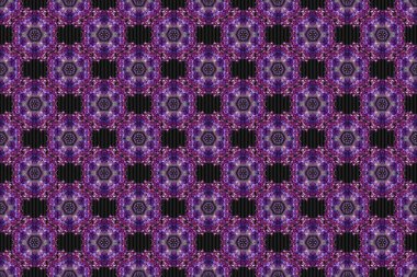 Raster kusursuz geometrik desenler. Kartlar, davetiyeler, morumsu web tasarımı, mor ve mor renkler için dekoratif arka plan. Eski dokular. Retro dijital kağıt.