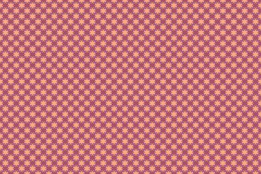 Kar taneleriyle şirin, pürüzsüz bir desen. Turuncu, pembe ve mor kar taneleri deseni.