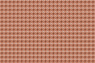 Turuncu ve kahverengi renkli suluboya desenler. Raster romantik arka plan web sayfaları, düğün davetiyeleri, tekstil, duvar kağıdı.