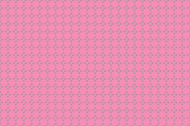 Moda olmayan çiçek deseni. Karışık çiçekli Raster illüstrasyonu.