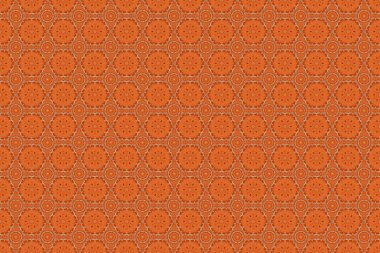 Kar taneleri ile soyut, en az pürüzsüz desen. Şirin raster kahverengi, bej ve turuncu kar taneleri..