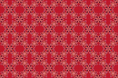 Raster kesim kağıt dantel dokusu, kırmızı, mor ve pembe tül, girintisiz desen.