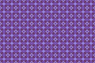 Raster klasik İtalyan süsü. Kahverengi, mor ve mor renklerde pürüzsüz döşeme deseni.