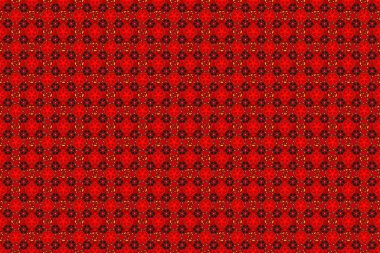 Raster sarısı, turuncu ve kırmızı doku, karışık çizgiler ve ızgara deseni, eğri metal, folyo arka plan ve 3 boyutlu görsel efektler..