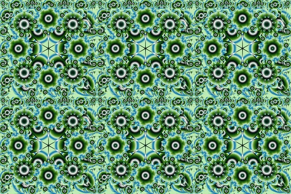 Art deco style, trendy vintage design element. Raster motley grill. Abstract geometric seamless pattern. Beautiful artdeco template with elements in green and blue gradient.