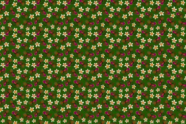 Hibiscus çiçekleri bej, kahverengi ve yeşil renklerde. El çizimi eskiz. Suluboya boya etkisi, Raster çizimi. Bej, kahverengi ve yeşil amber çiçekleri, yaprak ile yalıtılmış çiçek.