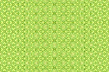 Duvar kağıdı barok, sarı ve yeşil renklerde pürüzsüz raster arkaplan. Çiçeksiz desen.