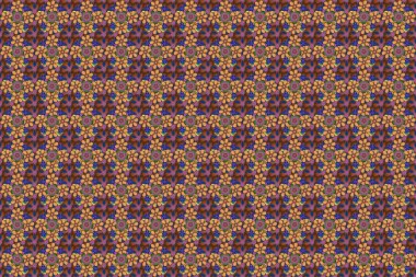 Sarı, mavi ve kahverengi doku, karışık çizgiler ve ızgaralar pürüzsüz desen, eğri metal, folyo arka plan ve 3 boyutlu görsel efektler.