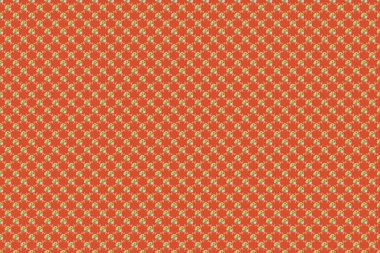 Küçük basit çiçeklerin çok renkli süslemeleri, tasarım ve tekstil için soyut, pürüzsüz desenler.