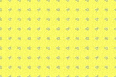 Plumeria çiçekleri kusursuz bir arka plan. Yeşil, sarı ve siyah renkli, soyut, sevimli çiçek deseni. Raster illüstrasyonu.