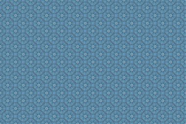 Mavi renkli kar taneleri deseni. Raster Noel soyut arka planı ve düşen kar taneleri.