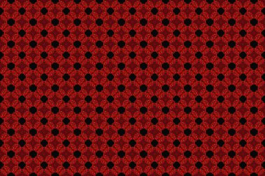 Raster kesim kağıt dantel dokusu, kırmızı tül, girintisiz desen.