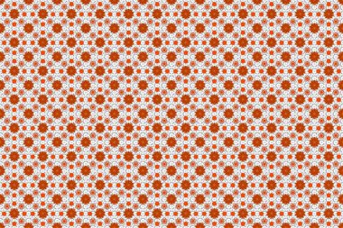 Raster illüstrasyonu. Duvar kâğıdı, davetiye, ambalaj ya da tekstil için lüks süs. Kraliyet pembesi, mavi ve turuncu pürüzsüz desen.