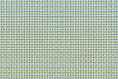 Bir sürü çiçek beyaz, sarı ve mavi renklerde. Elle çizilmiş, pürüzsüz desen. Güzel, çiçekli, dikişsiz bir arka plan..