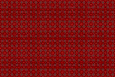 Gri, kırmızı ve siyah süslemeli soyut raster desenli. Karmaşık süslemeli klasik tasarım.