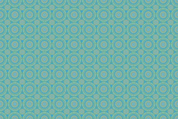 Templates Carpets Textiles Wallpaper Any Surface Raster Seamless Pattern Green — Stock Photo, Image