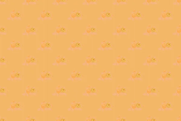 Hold Rose Flower Abstract Seamless Pattern Stylized Black Yellow Beige — Stock Photo, Image