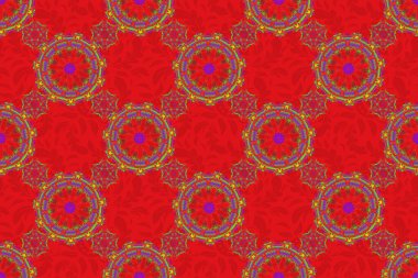 Raster kesim kağıt dantel dokusu, yeşil, pembe ve kırmızı tül, girintisiz desen.