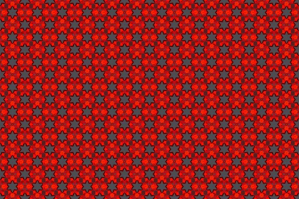 Abstraktes Geometrisches Ornament Violett Rot Und Schwarz Raster Nahtlose Muster — Stockfoto
