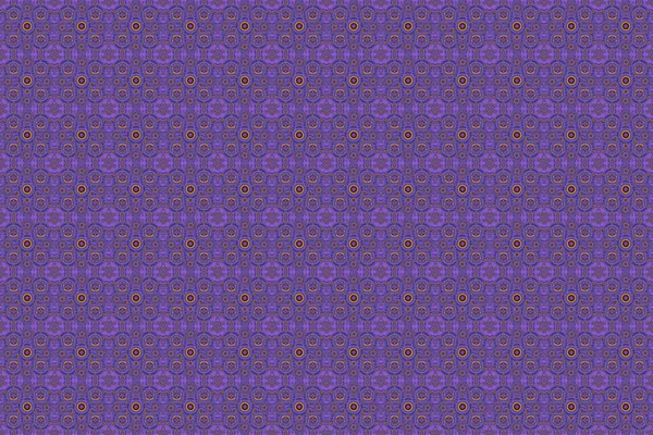 Raster Illustration Damast Nahtloses Hintergrundmuster Violetten Und Lila Farben — Stockfoto