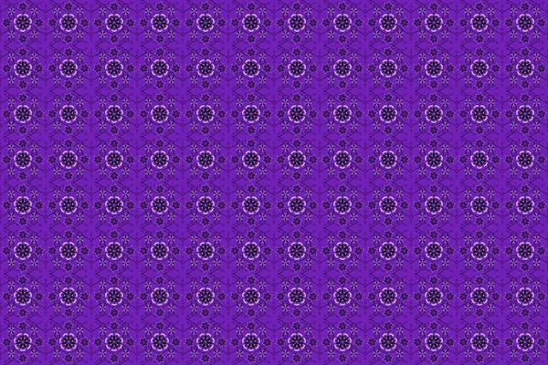 Decoration Fabric Textile Interior Purple Violet Colors Vintage Seamless Pattern — Stock Photo, Image
