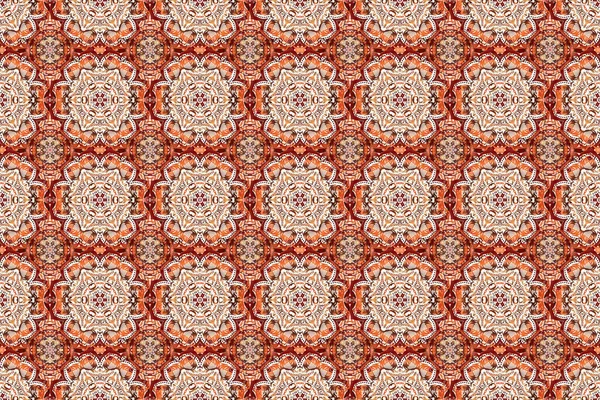 Растерянность Стильная Королевские Обои Абстрактными Цветами Цветочный Узор Дамаска Розовом — стоковое фото
