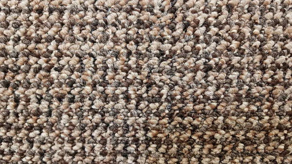 Carpet texture braided brown macro background — Stock Photo, Image