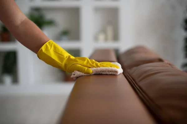 Professionelle Reinigung Reinigung Hygiene Und Sauberkeit Der Küche Acleaning Dame — Stockfoto