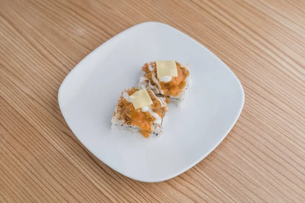 Sushi Ramen Salad Udon Jepang Makanan Jepang — Stok Foto