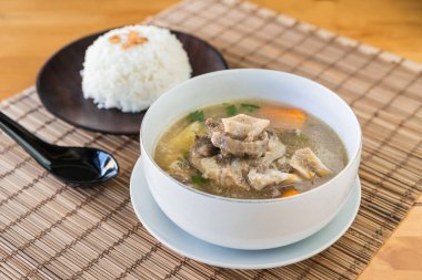 Indonesian Clear Oxtail soup clipart