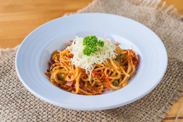 Makaron Serem Spaghetti — Zdjęcie stockowe