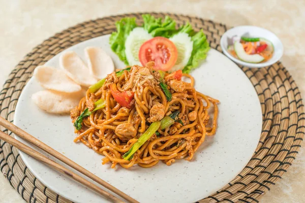 Comida Chinesa Macarrão Frito — Fotografia de Stock