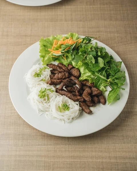 Mie Vietnam Dengan Daging — Stok Foto