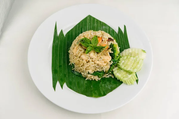 Тайська Морська Їжа Смакує Рис — стокове фото