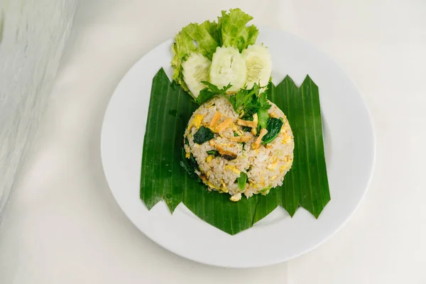 Thai Seafood Fried Rice — Stock Photo, Image