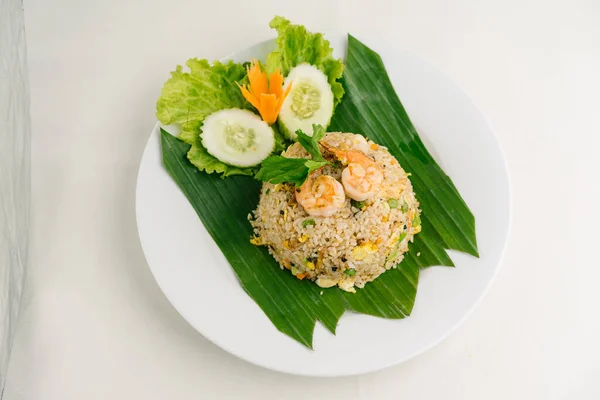 Thailand Makanan Nasi Goreng Masakan Asia — Stok Foto