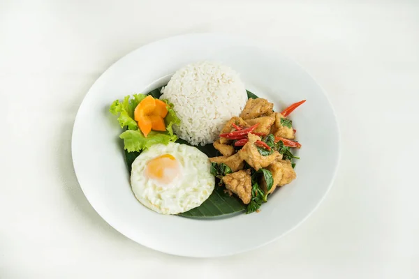 Yumurtalı Tayland Yemeği Asya Mutfağı — Stok fotoğraf