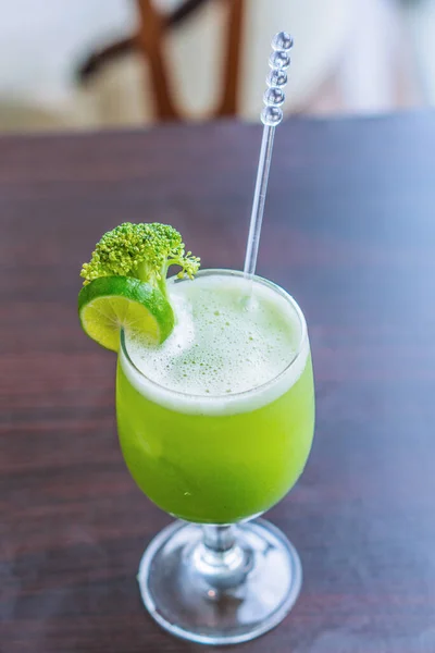 Broccoli Juice Drickbar Dryck — Stockfoto